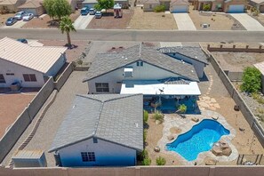 Exterior - House w/Pool, Casita, & RV Parking w/full hookups. (Fort Mohave)