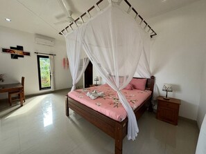 In-room safe, desk, laptop workspace, blackout drapes - Yogika-Center (Bali)