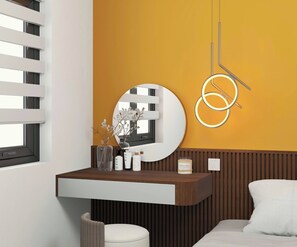 Apartamento standard | Escrivaninha, Wi-Fi de cortesia