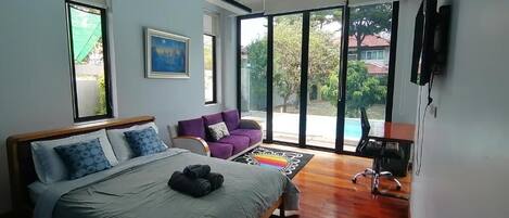 Signature Double Room, Patio, Pool View | Free WiFi