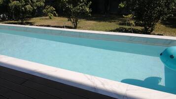 Signature Double Room, Patio, Pool View | Pool | Outdoor pool, open 9:00 AM to 6:00 PM, pool umbrellas, sun loungers