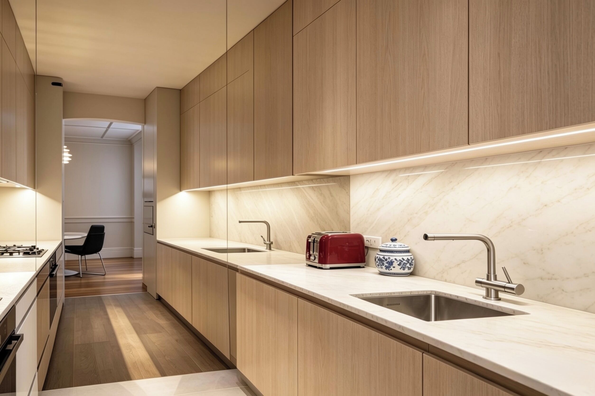 Microwave, oven, dishwasher