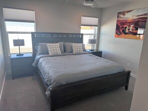 2 slaapkamers, een strijkplank/strijkijzer, wifi, beddengoed