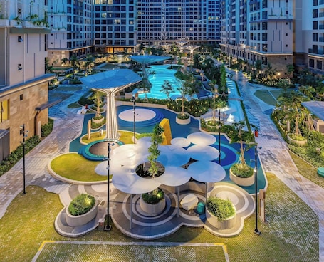 Building design. Saigon Stay at Vinhomes Grand Park