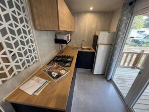 Private kitchen - 4-star campsite (Saint-Hilaire-de-Riez)