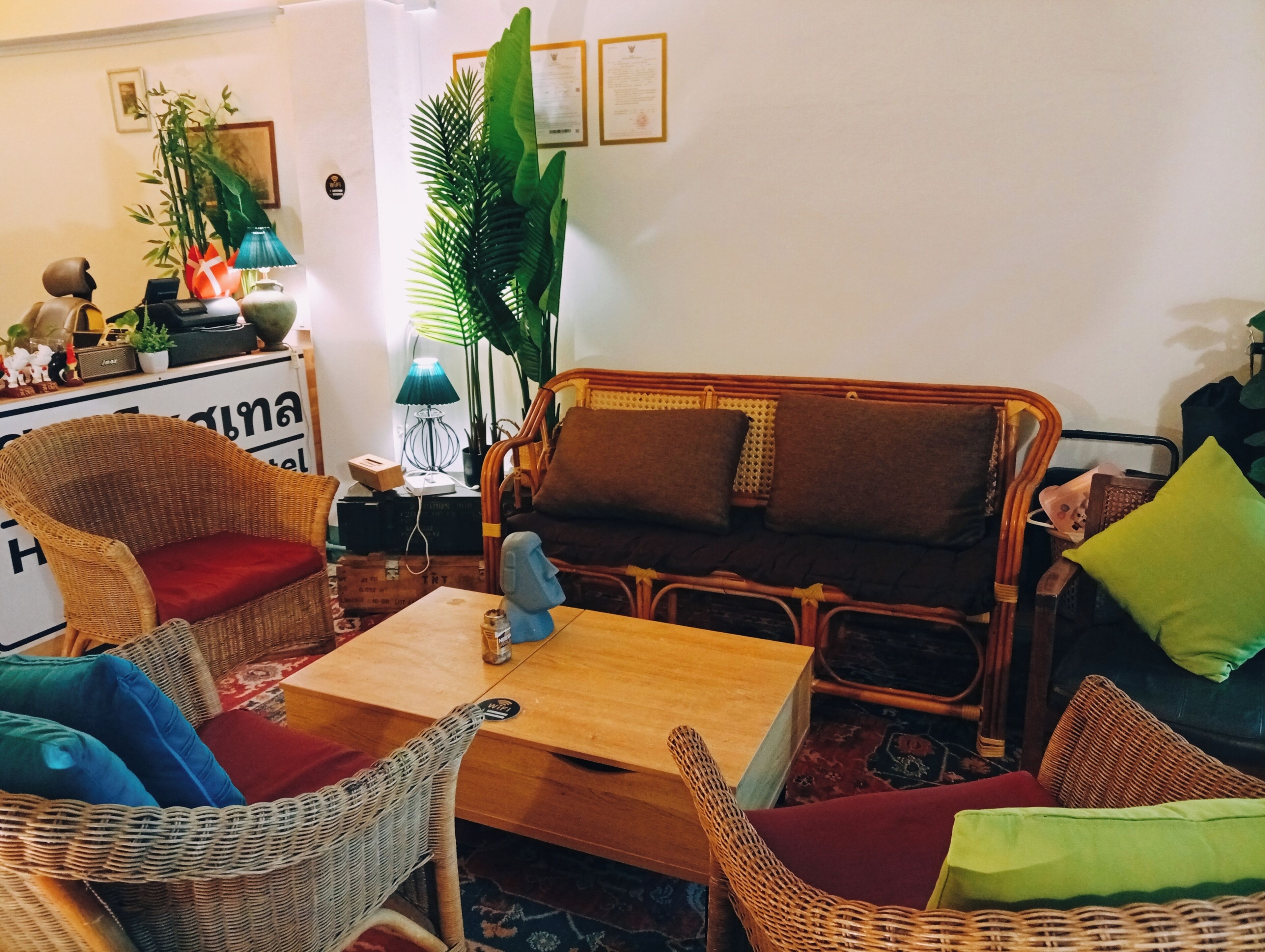 Lobby sitting area