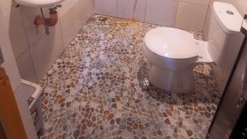 Classic Bungalow, 2 Bedrooms, Balcony | Bathroom | Shower, hair dryer, bidet, towels