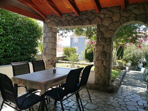 Outdoor dining - Apartment Apartments Holiday home Maria Croatia with sea view (Dramalj)