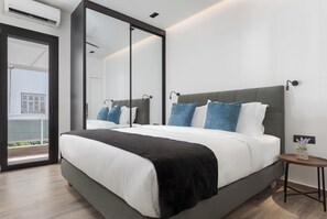 Suite familiare, balcone | Biancheria in cotone egiziano, biancheria da letto di alta qualità