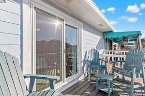 Townhome, Multiple Beds, Patio, Garden View (114 Palm Beach Dr D) | Terrace/patio