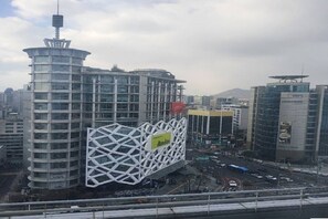 Blick von der Unterkunft