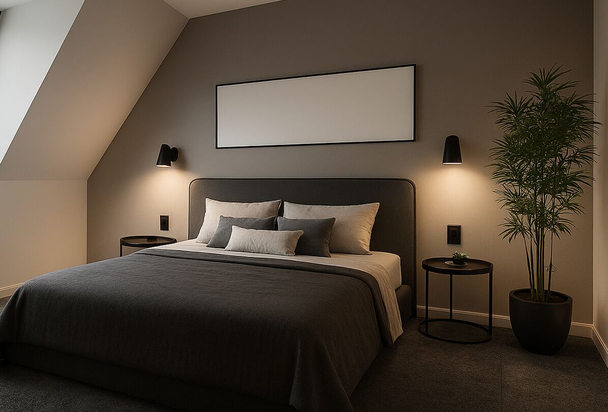 2 عدّة غرف نوم ومكواة/لوح كي وواي فاي وملاءات أسرّة