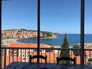 Outdoor dining - Banyuls Apartment 6 Pax - Parking & AC (Banyuls-sur-Mer)