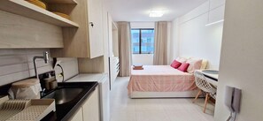 Apartment | Free WiFi, bed sheets - COBAR0145 - Edifício ZN Barra (Salvador)
