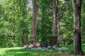 Property grounds - Roanoke Roost | Secluded | 2BR | Fire pit | Cozy (Roanoke)