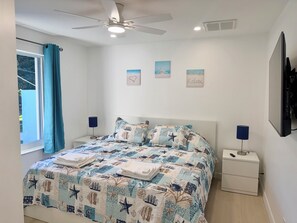 2 chambres, fer et planche à repasser, Wi-Fi gratuit, draps fournis