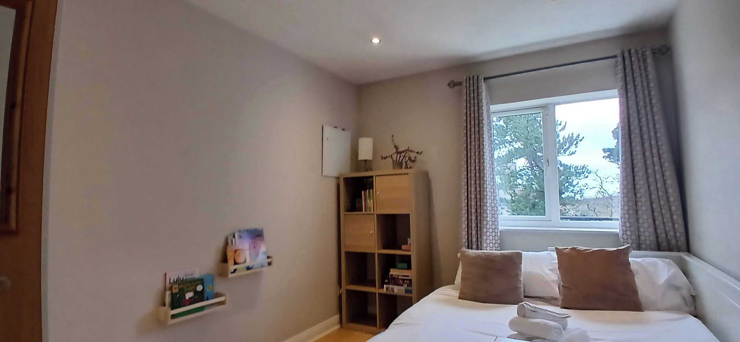 2 bedrooms, iron/ironing board, travel cot, Internet