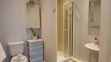 Shower, hair dryer