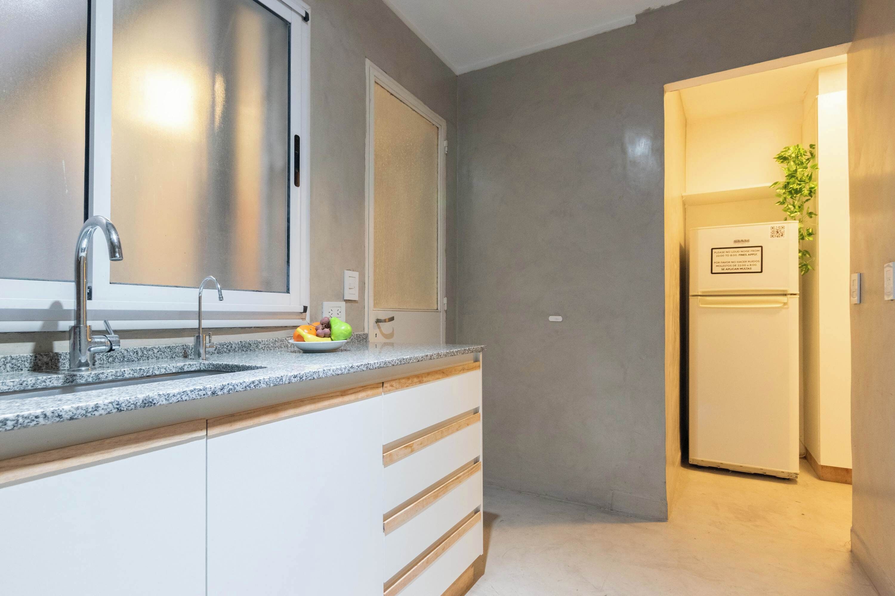 Microwave, oven, coffee/tea maker, toaster