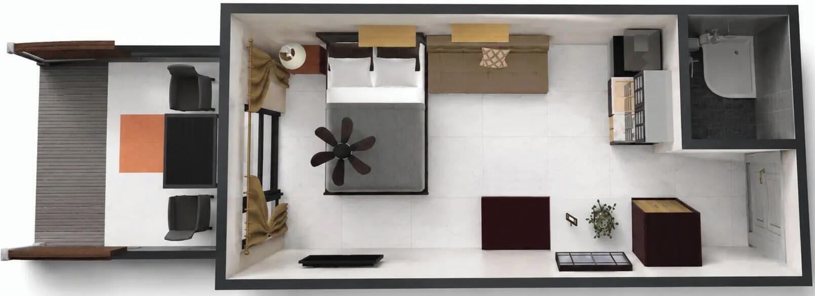 Standard Studio, Non Smoking, Ground Floor | Soundproofing, free WiFi