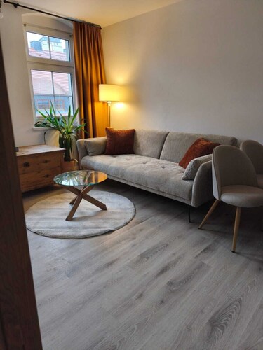 Cozy vacation apartment on the second floor, near the Saurierpark.