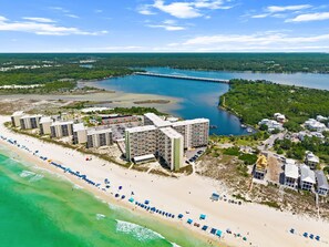 Beach nearby - New To Rentals | Fully Renovated Pinnacle Port 319A | Gulf & Lake Views (Panama City Beach)