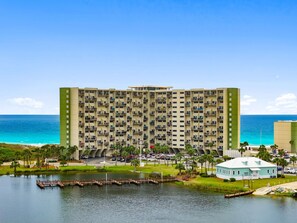 Exterior - New To Rentals | Fully Renovated Pinnacle Port 319A | Gulf & Lake Views (Panama City Beach)
