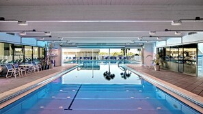 Indoor pool - New To Rentals | Fully Renovated Pinnacle Port 319A | Gulf & Lake Views (Panama City Beach)