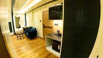 Luksusstudio, kaupunkinäköala | Sisätilat