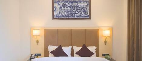 Memory-foam beds, laptop workspace, rollaway beds, free WiFi