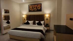 Comfort Double Room, Balcony, City View | Laptop workspace, free WiFi, bed sheets, wheelchair access - Comfort Inn Braj (Mathura)