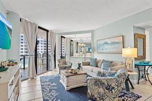 Smart TV - 🏖️FREE Beach Service-Pools + Hot Tub | Gulf Views | Surfside Resort #410🌊 (Miramar Beach)