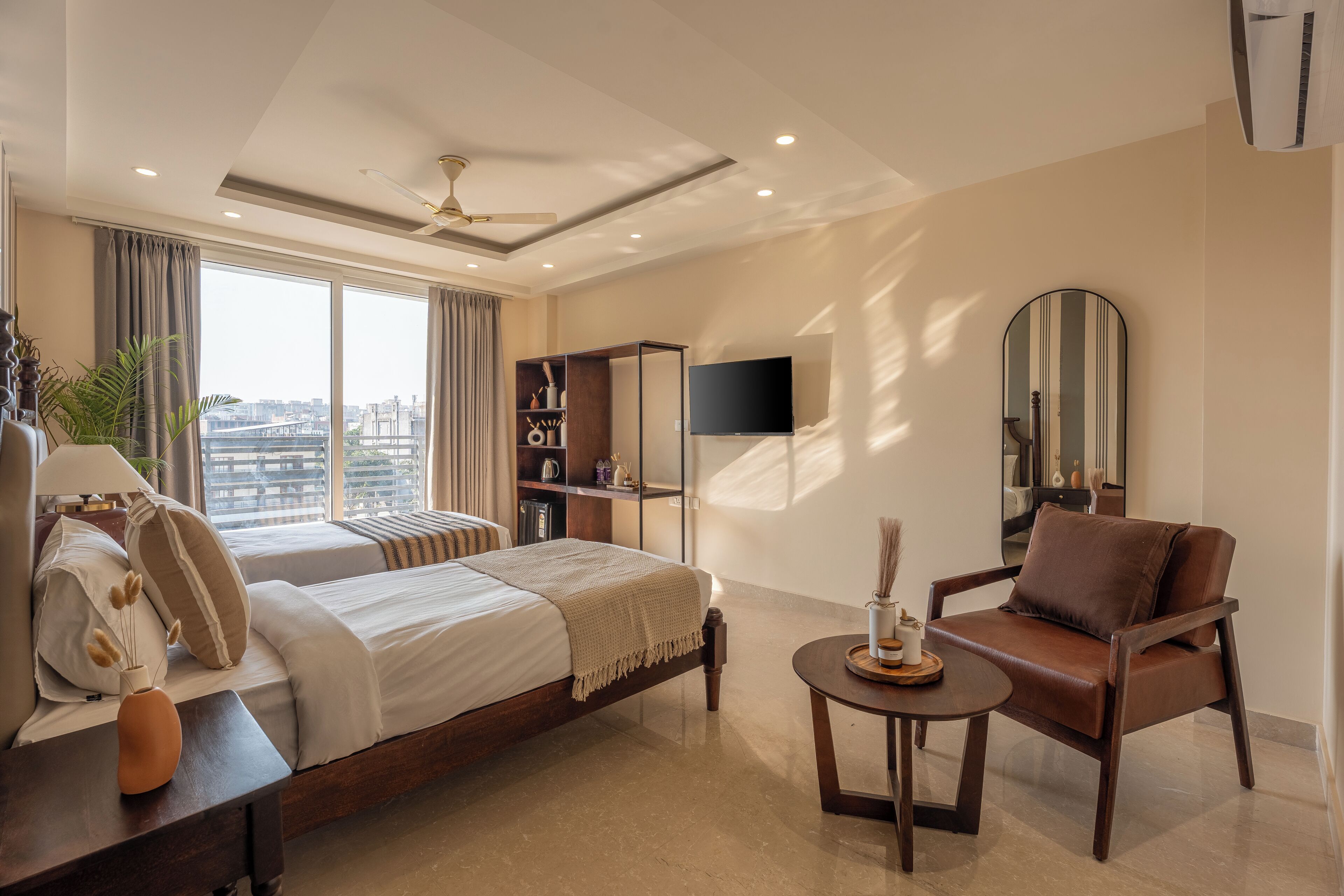Standard Double or Twin Room, Balcony | Egyptian cotton sheets, premium bedding, minibar