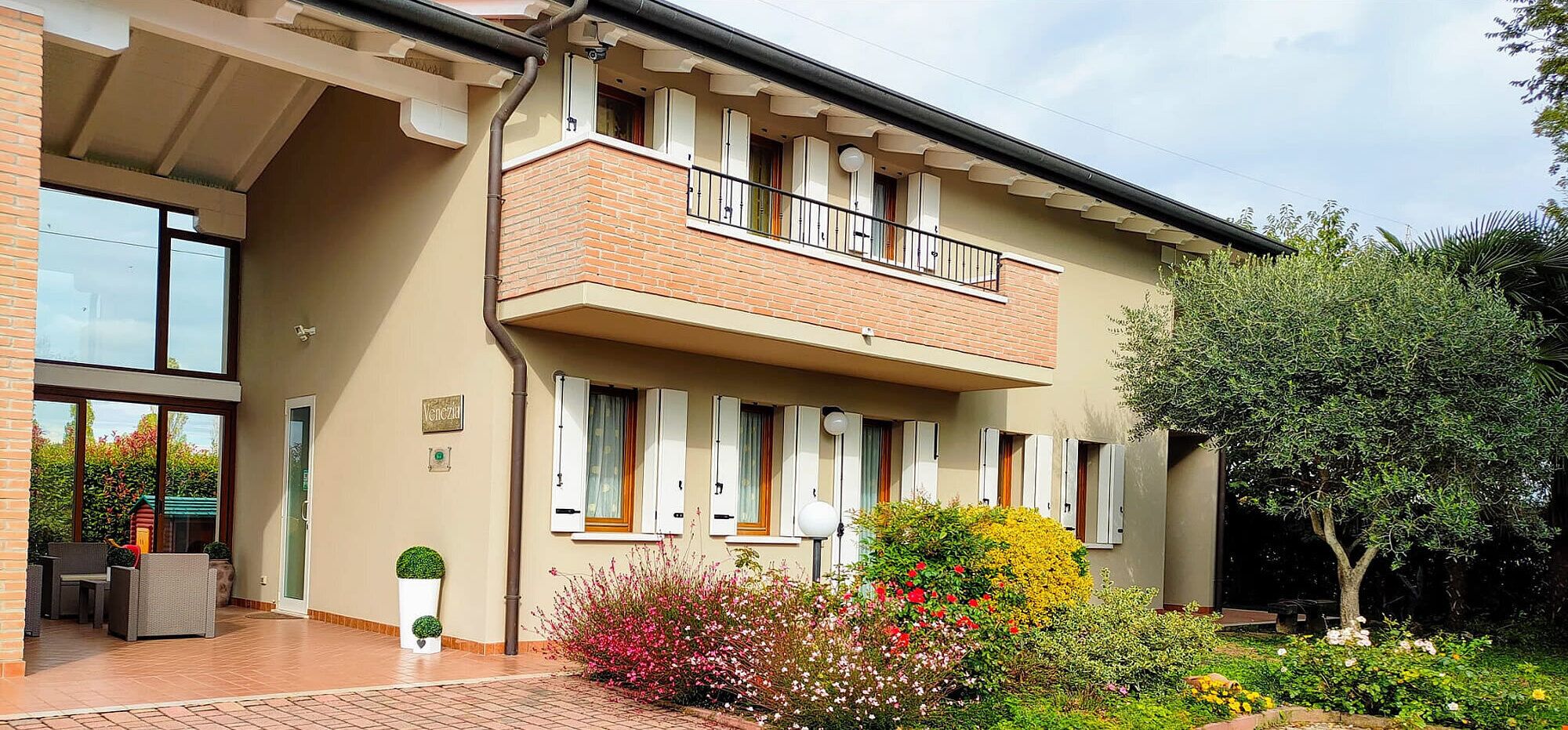 Fassade der Unterkunft