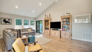 TV connectée, cheminée