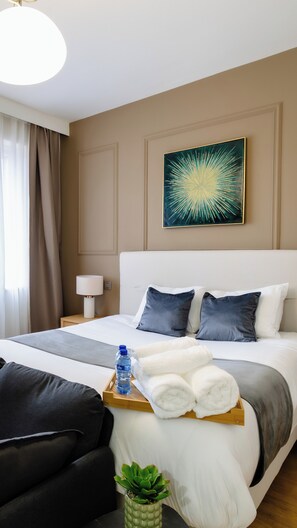 1 bedroom, iron/ironing board, WiFi, bed sheets - Charming Studio | Downtown | 2min Metro | 401 (BRUXELLES)