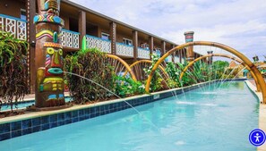 Outdoor pool, a heated pool - Westgate Cocoa Beach Resort 2-bed 2-bath condo, sleeps 6, tons of amenities (Cocoa Beach)