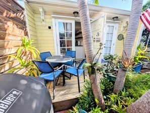 Outdoor dining - Beach House, Modern Old Town Studio Near Duval - New Listing Discount! (Key West)