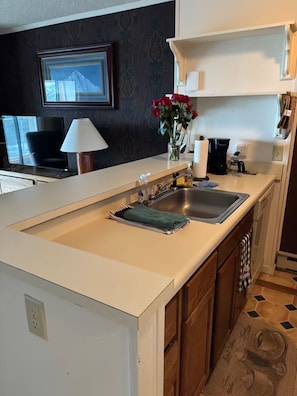 Private kitchen - Cozy 1BR Snowcrest Condo Near Slopes and Rentals (Snowshoe)