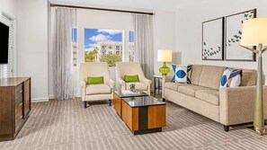 TV, table football, ping pong - Marriott's Grande Vista Orlando, Two-Bedroom Villa, Sleeps 8 (Orlando)