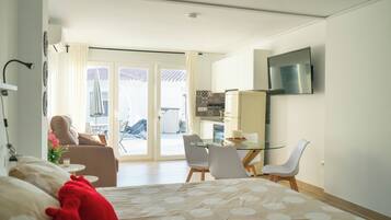 1 soverom, strykejern/-brett, wi-fi og sengetøy