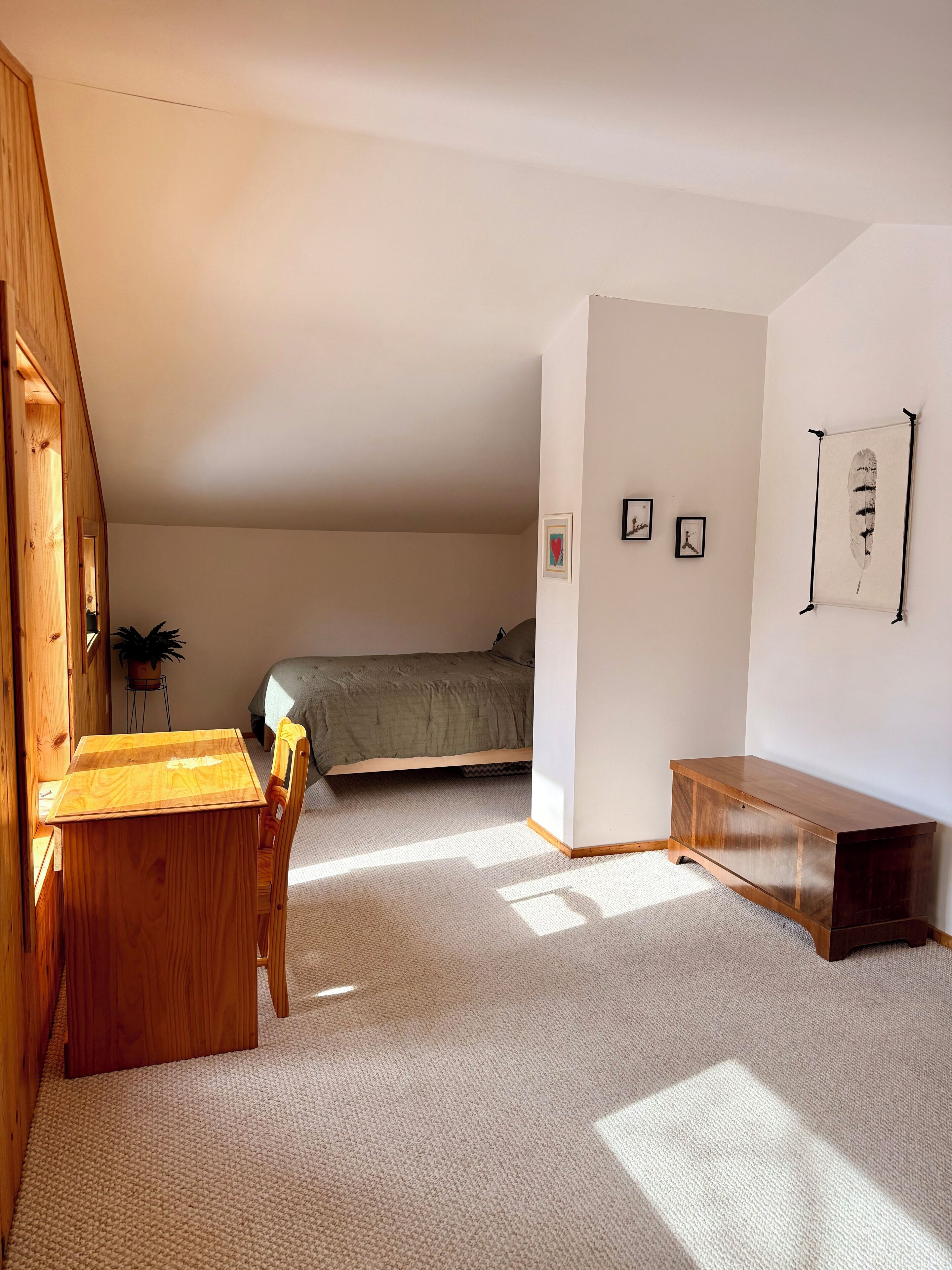 2 chambres, bureau, Wi-Fi gratuit, draps fournis