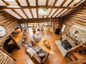 Interior - Luxurious lake front modern cabin Water Toys Pet Friendly Dock Peddle Boat (Highland Lakes)