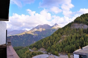 View from property - 150m from resort center, 1st floor, terrace, tv, 25m², Pra Loup (Pra Loup)