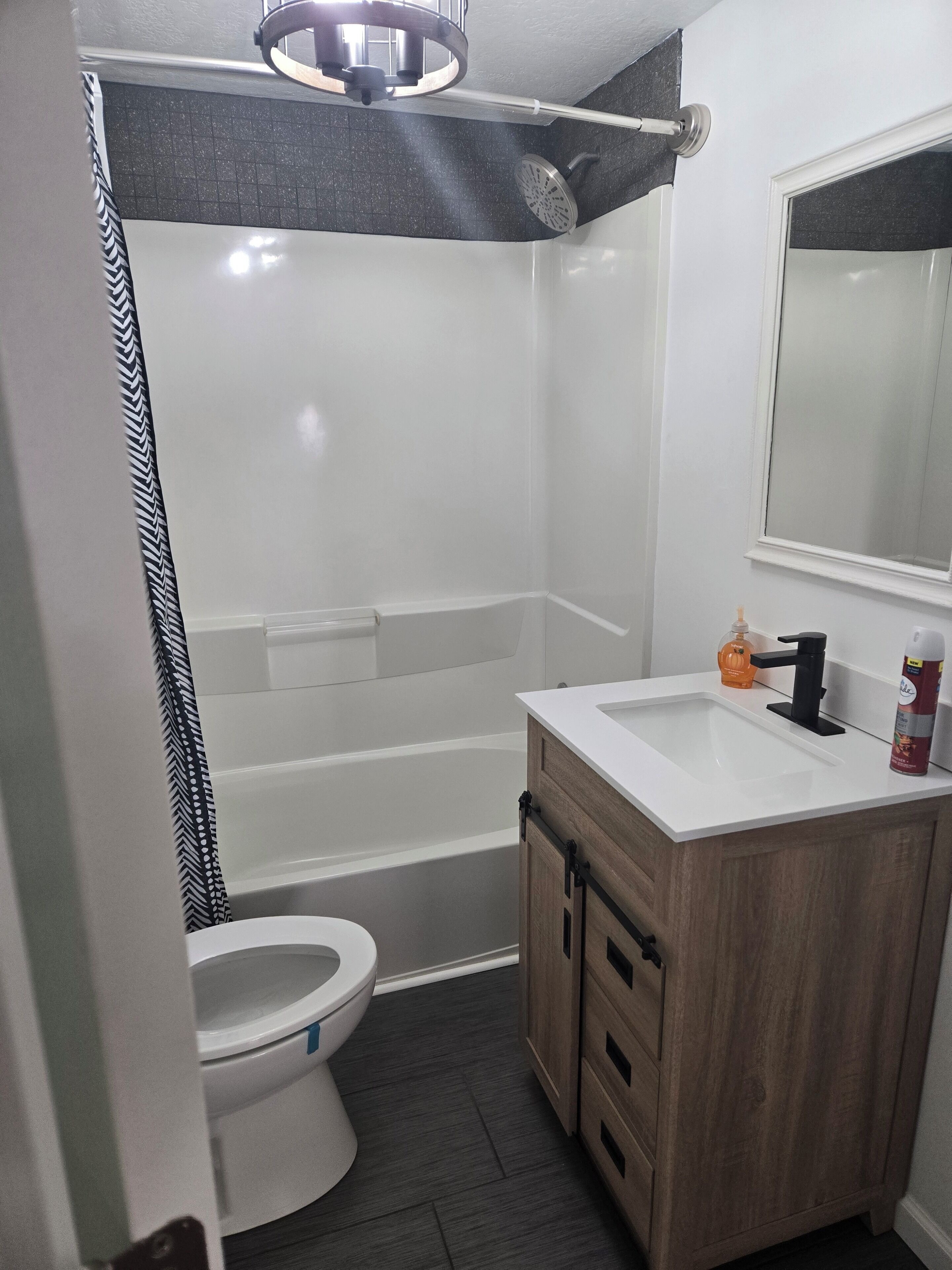 Towels, soap, toilet paper