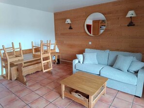 Living area - Ground floor, terrace, parking, tv, ski locker, 43m², Pra Loup (Uvernet-Fours)