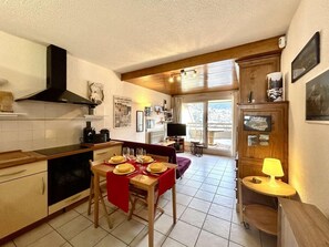 Interior - 2nd floor, terrace, 33m², Serre Chevalier (Briançon)