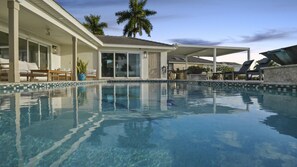 Pool - A Luxurious 4BR/4BA waterfront wellness retreat with saltwater pool, sauna, cold plunge (Cape Coral)