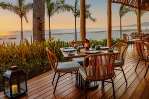 Outdoor dining - Luxury 5* Oceanfront 3BR Grand Luxxe Suite | Balcony, Pools/Beach, Golf & Dining (Bahia de Banderas)