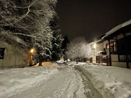 Apartment at the foot of the cross-country ski trails with breathtaking mountain views